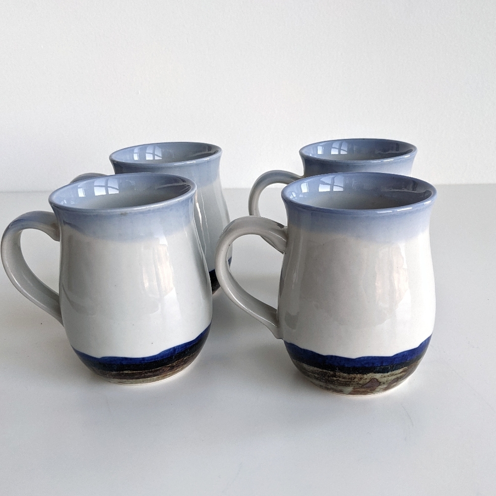 Set of 4 Vintage Otagiri flying ducks mugs - Picture 3 of 9